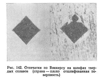 Определение твердости готовых изделий из твердых сплавов