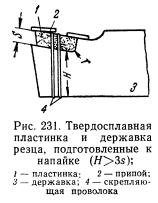 Изготовление инструментов, оснащенных твердыми сплавами