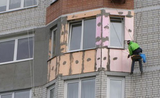 Утепление балкона снаружи